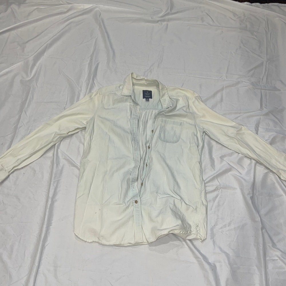 Light Wash Button Down